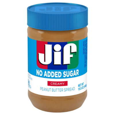 Jif No Added Sugar Peanut Butter - 15.5 Oz - Image 3