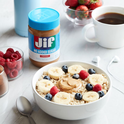 Jif No Added Sugar Creamy Peanut Butter Spread - 15.5 Oz - Image 7
