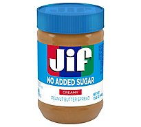 Jif No Added Sugar Peanut Butter - 15.5 Oz