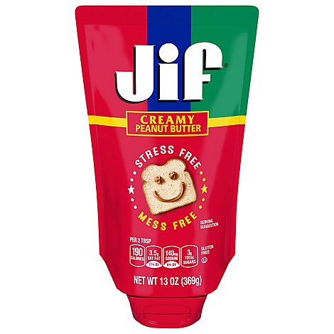Jif Squeezable Pouch - 13 Oz