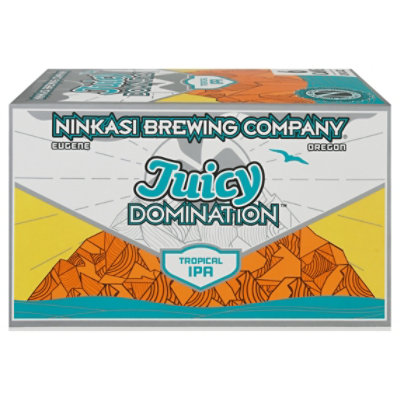 Ninkasi Juicy Domination Ipa 6/12c In Cans - 6-12 Fl. Oz. - Image 3