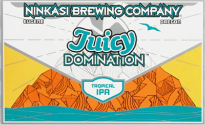 Ninkasi Juicy Domination Ipa 6/12c In Cans - 6-12 Fl. Oz. - Image 4