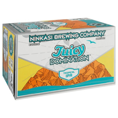 Ninkasi Juicy Domination Ipa 6/12c In Cans - 6-12 Fl. Oz.