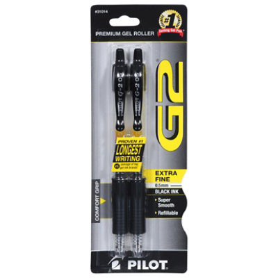 Pilot G2 Extra Fine Black Gel Roller - 2 Count - Image 3