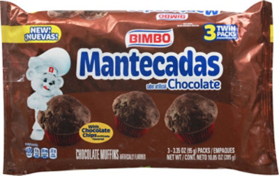 Bimbo Mantecadas Chocolate - 10.05 Oz - jewelosco