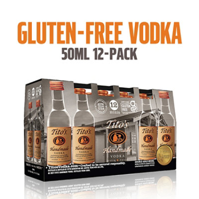 Tito's Handmade Vodka - 12- 50 Ml