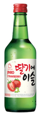 Jinro Strawberry Neutral Spirits - 375 Ml - Image 1