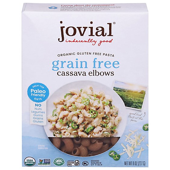 Jovial Pasta Cassava Elbows - 8 Oz