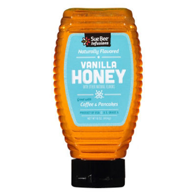 Sue Bee Vanilla Flavored Kingline Honey - 16 Oz