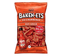 Baken-Ets Fried Pork Skins Franks Red Hot - 3 Oz