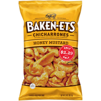 Baken-Ets Fried Pork Skins Honey Mustard - 3 Oz - Image 2