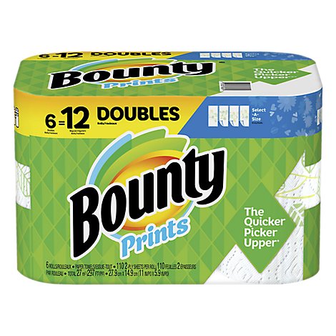 Bounty 6dr Sas Prt 110ct Sqf 297 - 6 Roll