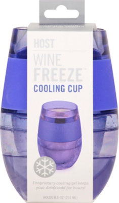 Host Wine Freeze Cooling Cup Purple - Each - Image 2