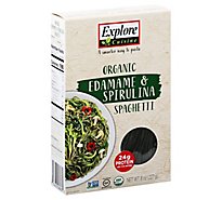 Explore Cuisine Pasta Edamame Spirulina Spaghetti - 8 Oz