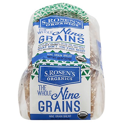 Rosens Organic 9 Grain Bread - Each - Image 1