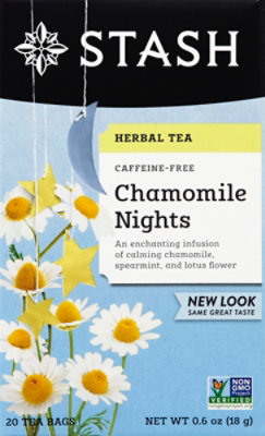 Stash Chamomile Nights Herbal Tea - 20 Count - Image 1