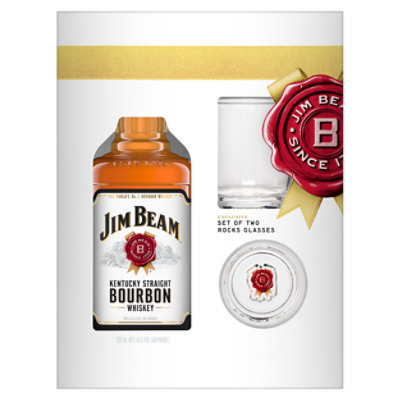 Jim Beam Bourbon Rocks Glasses - 750 Ml - Image 2