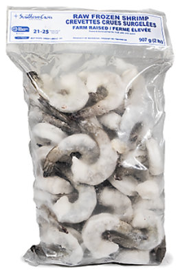 Shrimp Raw 21-25 Count Frozen - 2 Lb - Image 1