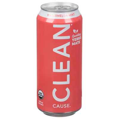 CLEAN Cause Tea Rtd Watermeln Mnt Sf - 16 Fl. Oz. - Image 2