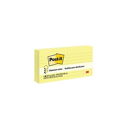 Post It Pop Up Notes 3 Inch x 3 Inch - 6 Count - Image 1