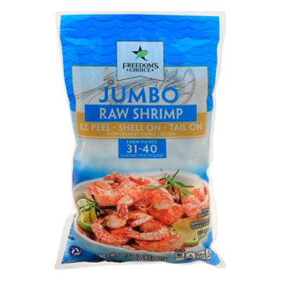 Shrimp Raw 31-40 Count Frozen - 2 Lb