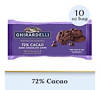 Ghirardelli 72% Cacoa Dark Chocolate Chips - 10 Oz