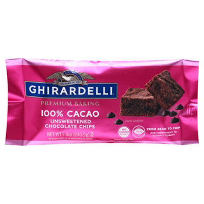 Ghirardelli 100% Cacao Chocola - Online Groceries | Safeway