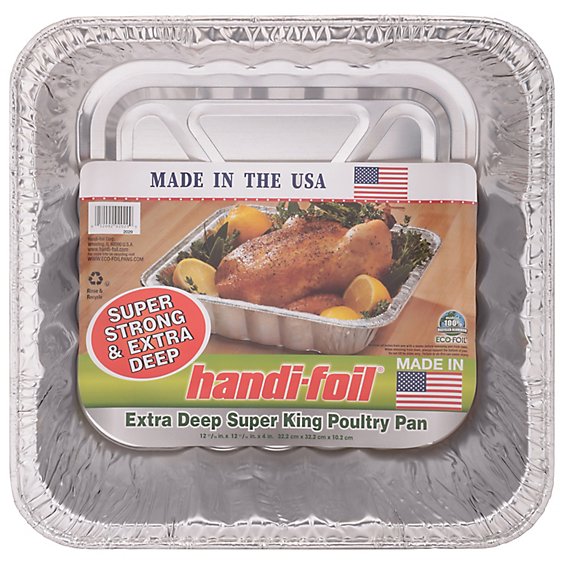 Handi Foil Super King Poultry Pan - Each