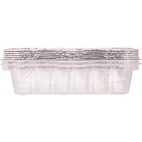 Handi Foil Square Cake Pan With Lid - 6 Count - Image 4