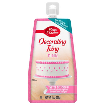 Betty Crocker Decor Icing Pouch Pink Ea - 8 Oz - Image 3