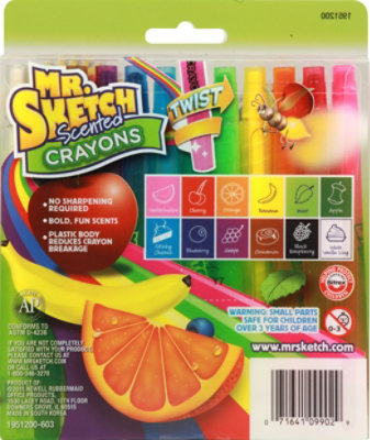 Mr Sketch Scented Twist Crayons - 12 Count - Image 4