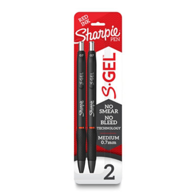 Sharpie Gel 0.7 mm Red - 2 Count - Image 1