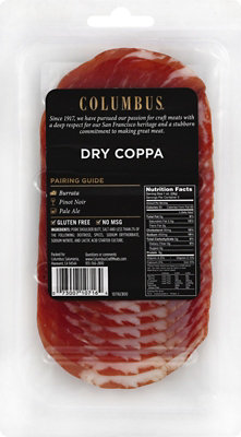 Columbus Salami Coppa Dry - 3 Oz - Image 2