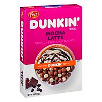 Post Dunkin Mocha Latte Breakfast Cereal Made with Dunkin Coffee - 11 Oz - Image 1