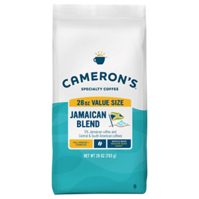Camerons Jamaica Blue Mountain Whole Bean Coffee - 28 Oz