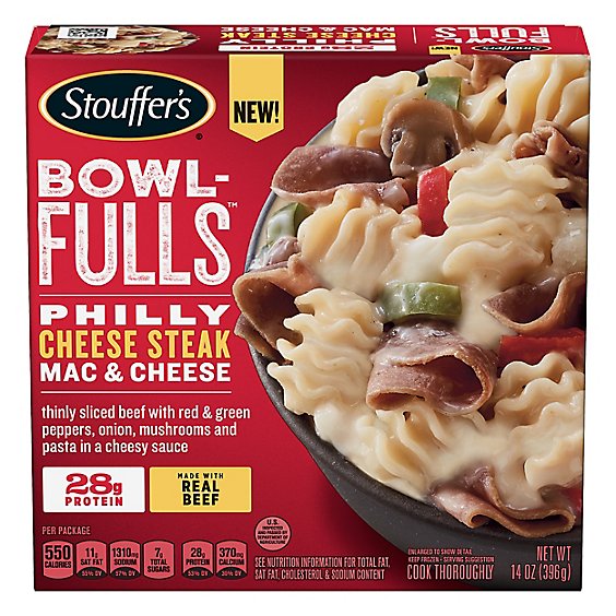 Stouffers Bowl Fulls Philly Cheese Steak Bowl - 14 Oz
