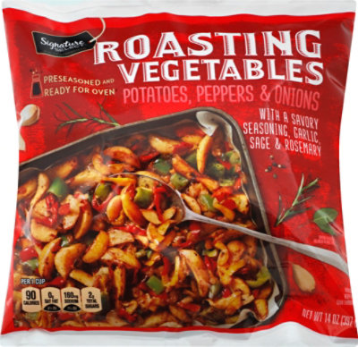 Signature SELECT Roasted Potatoes Peppers Onions Roasting Vegetables - 14 Oz - Image 2