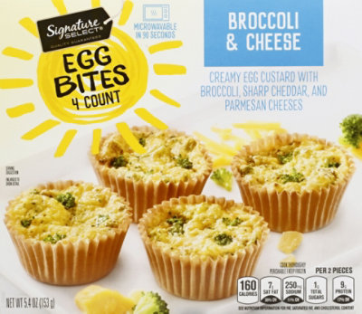 Signature SELECT Egg Bites Broccoli & Cheese - 5.4 Oz - Image 2