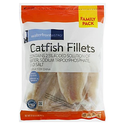 Waterfront Bistro Catfish Fillets Family Pack - 32 Oz - Image 1