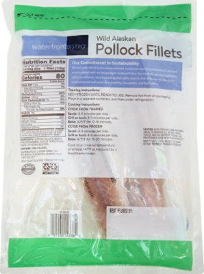 Waterfront Bistro Pollock Fillets - 16 Oz - Image 6