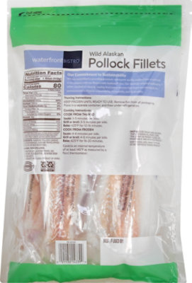 Waterfront Bistro Pollock Fillets Family Pack - 32 Oz - Image 6