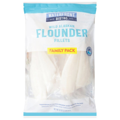 Waterfront Bistro Flounder Fillets Family Pack - 32 Oz - Image 1