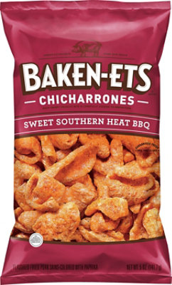 Baken-Ets Fried Pork Skins Sweet Southern Heat Bbq - 5 Oz - Image 2