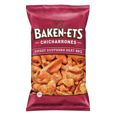 Baken-Ets Fried Pork Skins Sweet Southern Heat Bbq - 5 Oz