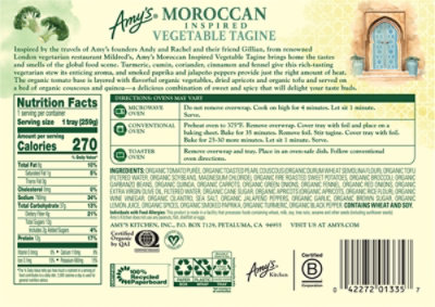 Amy's Moroccan Vegetable Tagine Bowl - 9.15 Oz - Image 6