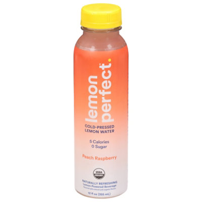 Lemon Perfect Water Peach Raspberry - 12 Fl. Oz. - Image 1