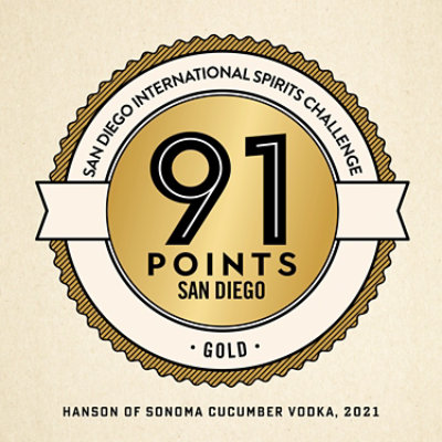 Hanson of Sonoma Family Made Organic Cucumber Grape Based Vodka Alcohol Bottle - 750 Ml - Image 3