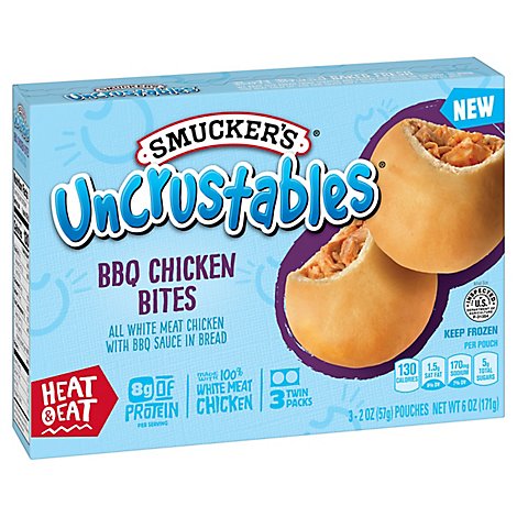 Smucker Uncrustable Bbq Chicken Bites Each - 2 Oz