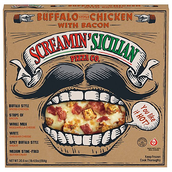 Screamin Sicilian Buff Chix Bacon - 20.6 Oz