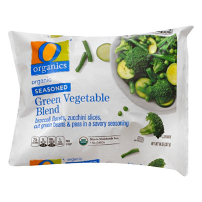 O Organics Green Vegetable Blend Seasoned - 14 Oz